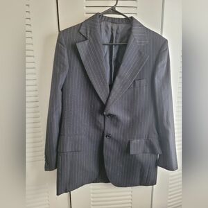 Classic Pinstripe Men's Blazer